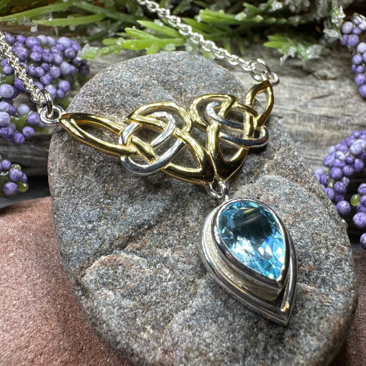 Celtic Double Knot Necklace — view 5