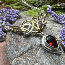 Load image into Gallery viewer, Celtic Double Knot Necklace
