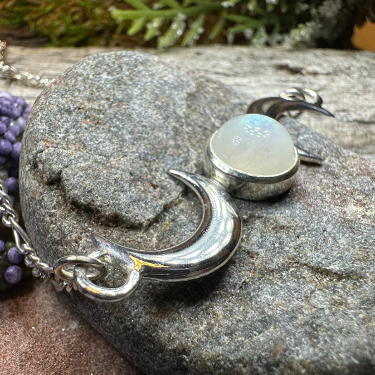 Nialla Triple Moon Necklace
