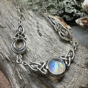 Celtic Triple Moon Necklace