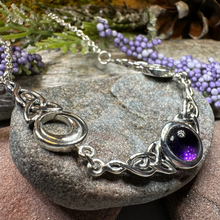 Load image into Gallery viewer, Celtic Triple Moon Necklace
