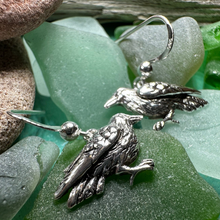 Load image into Gallery viewer, Morgana Raven Earrings
