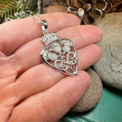 Load image into Gallery viewer, Luckenbooth Thistle Necklace
