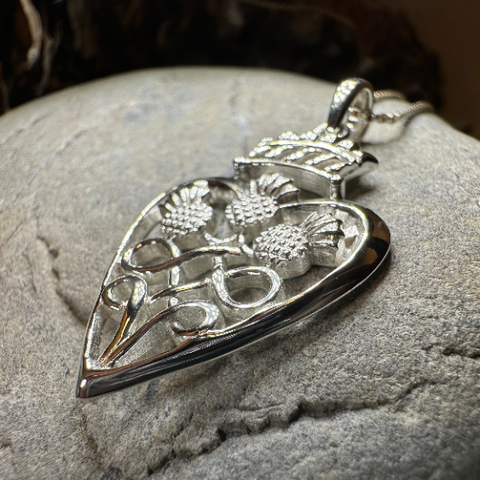 Load image into Gallery viewer, Luckenbooth Thistle Necklace
