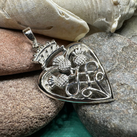 Load image into Gallery viewer, Luckenbooth Thistle Necklace
