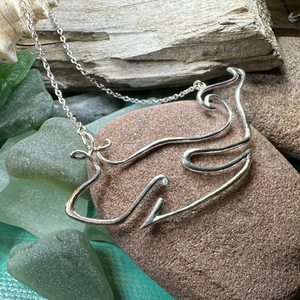 Whale Line Necklace