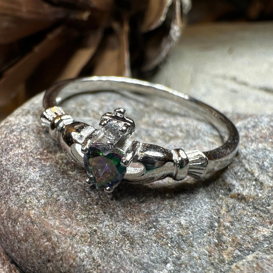 Dalkey Petite Claddagh Ring — view 8