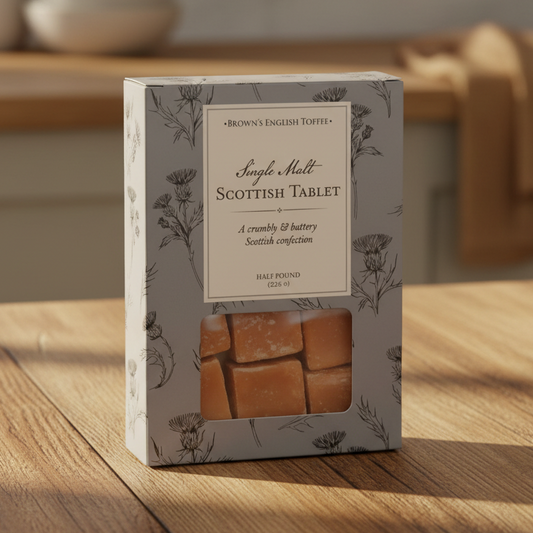 Handmade Single Malt Whisky Scottish Tablet - Authentic Scotland Candy