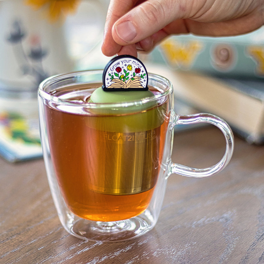 Floating Books Open Your Tea Infuser - Cute Tea Infuser for Loose Leaf Tea