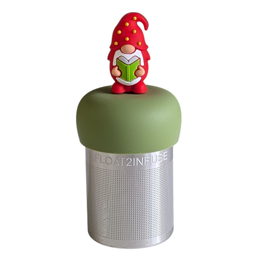 Floating Christmas Caroling Gnome Tea Infuser - Cute Tea Infuser for Loose Leaf Tea