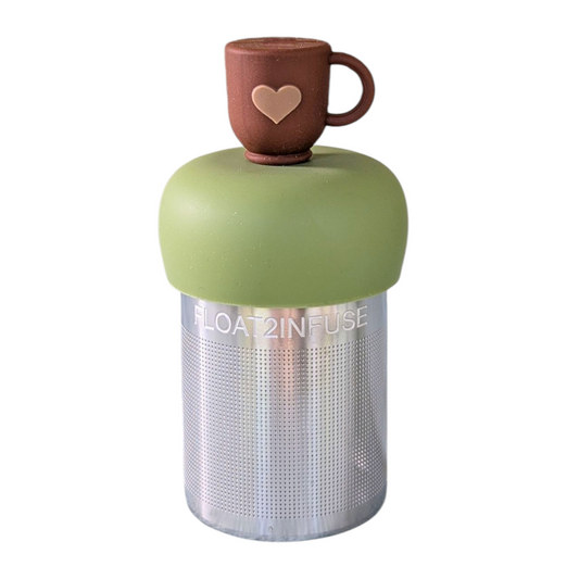 Floating Heart Tea Cup Infuser - Cute Tea Infuser for Loose Leaf Tea
