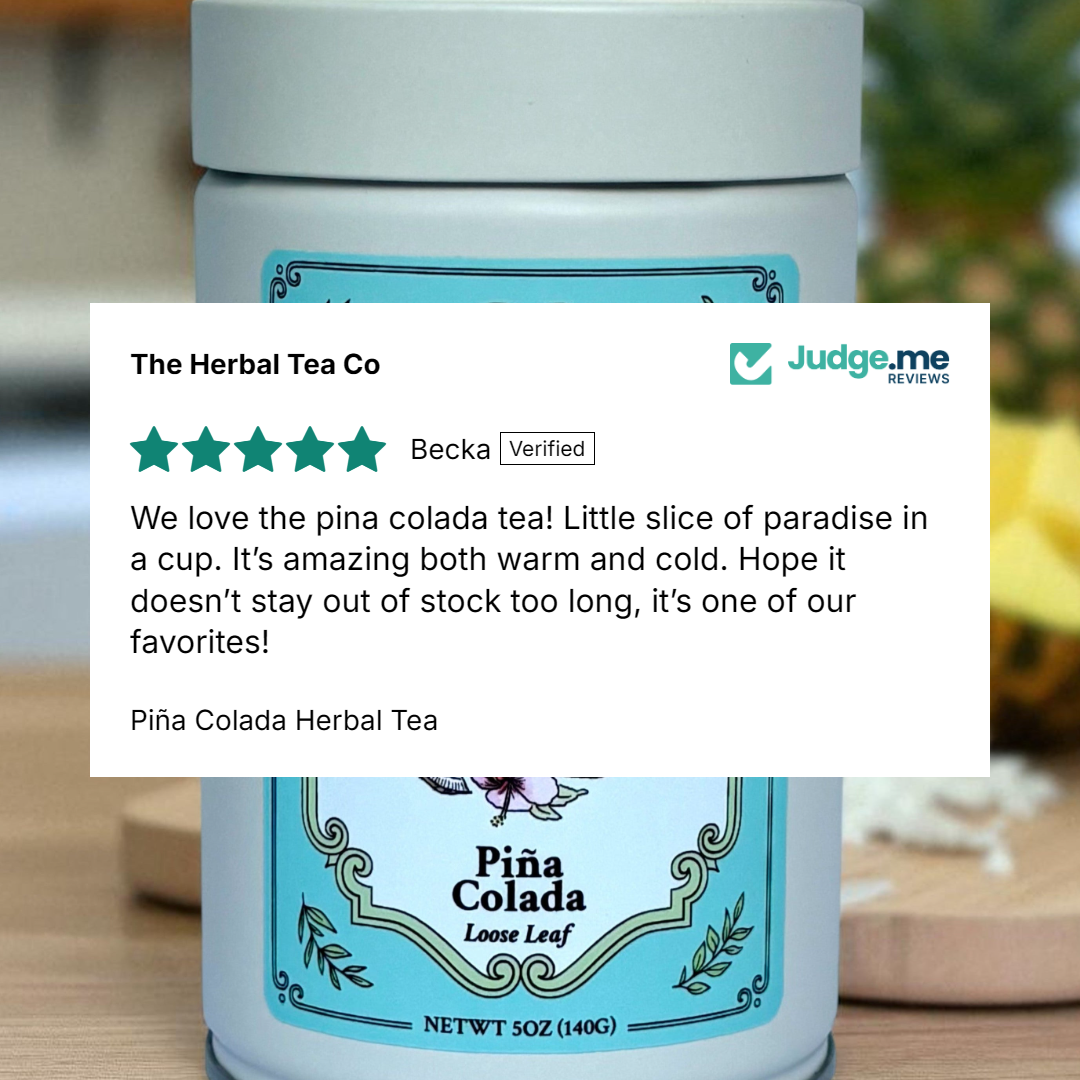 Piña Colada Herbal Tea - Naturally Caffeine Free
