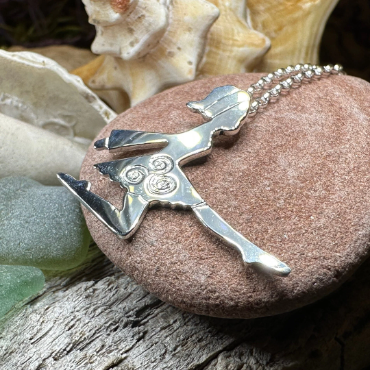 Silver Irish Dancer Necklace — view 8