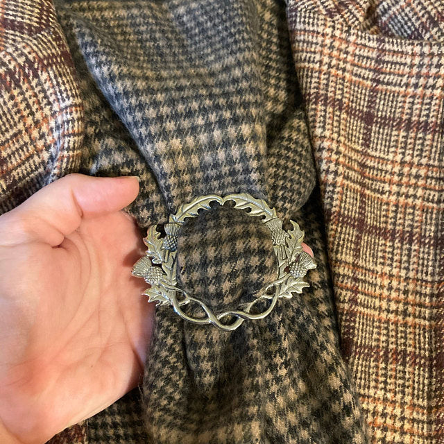 Celtic scarf ring.