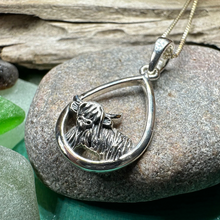 Load image into Gallery viewer, Little Hamish Highland Cow Necklace

