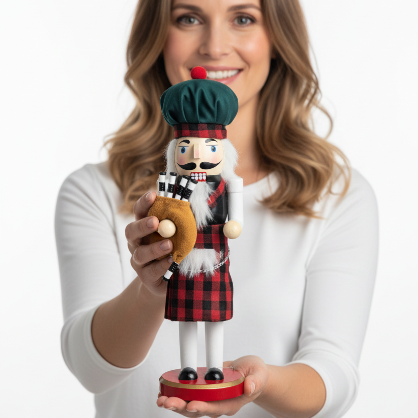 Scottish Bagpiper Nutcracker