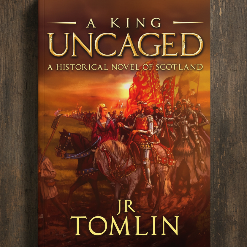 A King Uncaged: A Historical Novel of Scotland - Paperback