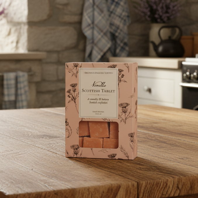 Authentic Vanilla Scottish Tablet - Handmade