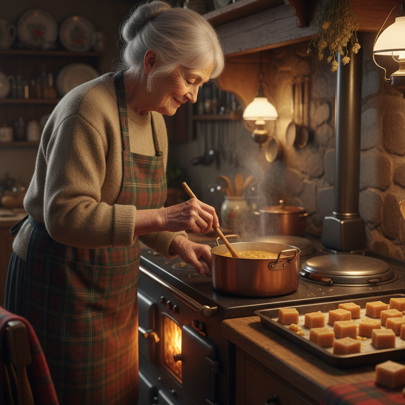 Authentic Vanilla Scottish Tablet - Handmade