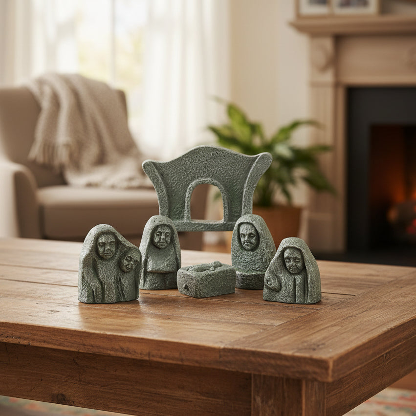Celtic Nativity Set - 4"