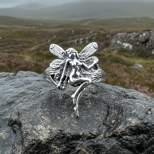 Secret Grove Fairy Ring in Sterling Silver