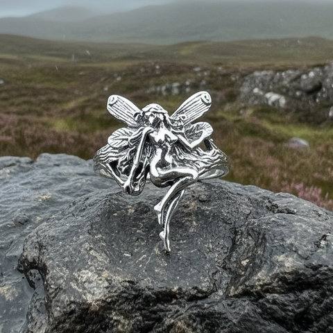 Load image into Gallery viewer, Secret Grove Fairy Ring in Sterling Silver
