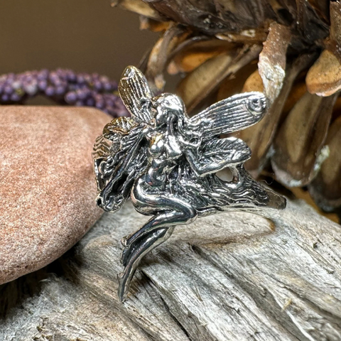 Load image into Gallery viewer, Secret Grove Fairy Ring in Sterling Silver

