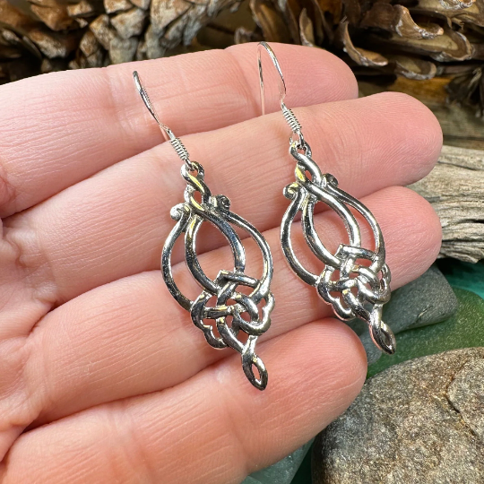 Catriona Celtic Knot Earrings — view 6