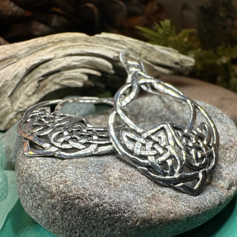 Load image into Gallery viewer, Ashling Celtic Knot Earrings
