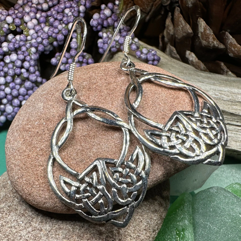 Load image into Gallery viewer, Ashling Celtic Knot Earrings
