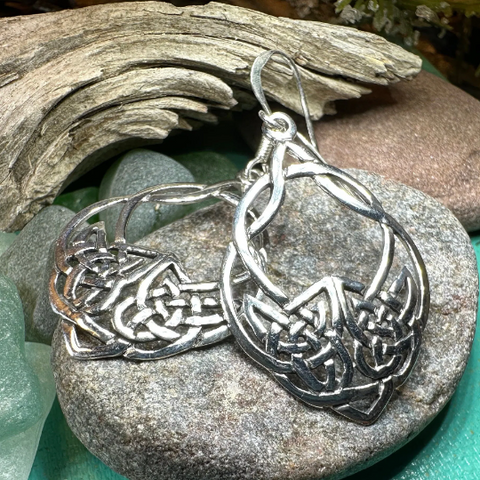Load image into Gallery viewer, Ashling Celtic Knot Earrings

