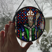 Load image into Gallery viewer, Dublin Cathedral Saint Patrick Stained Glass Gift
