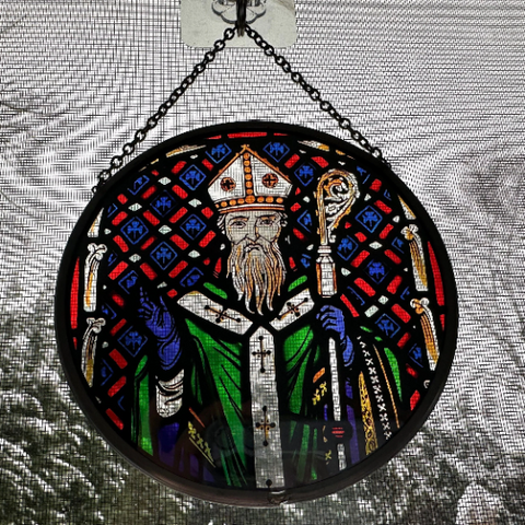 Load image into Gallery viewer, Dublin Cathedral Saint Patrick Stained Glass Gift
