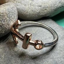 Load image into Gallery viewer, Rose Gold Hope Anchor Ring
