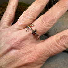 Load image into Gallery viewer, Rose Gold Hope Anchor Ring
