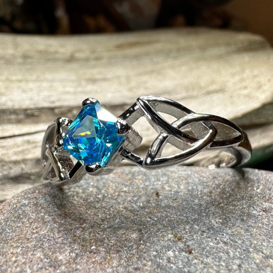 Sylvia Celtic Trinity Knot Ring