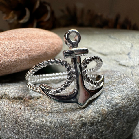 Load image into Gallery viewer, Anchor's Away Ring
