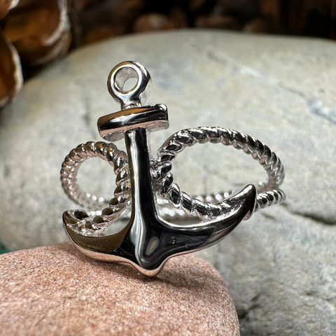 Load image into Gallery viewer, Anchor's Away Ring
