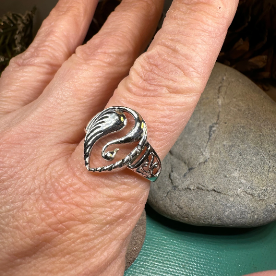Children of Lir Swan Ring — view 6