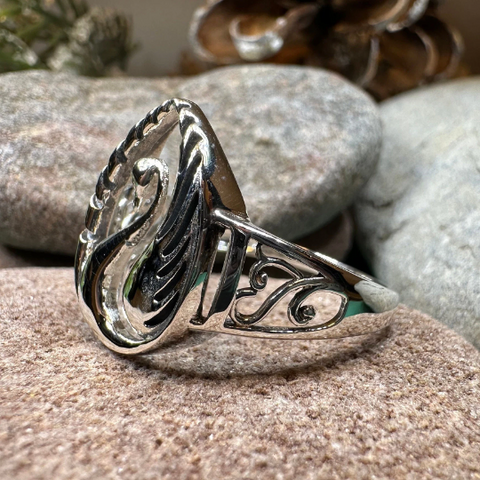 Load image into Gallery viewer, Children of Lir Swan Ring
