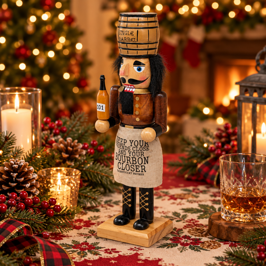 Bourbon Barrel Nutcracker