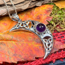 Load image into Gallery viewer, Sabrina Triple Moon Necklace
