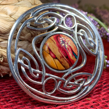 Load image into Gallery viewer, Heathergems Celtic Knot Brooch

