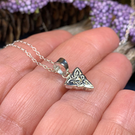 Petite Celtic Knot Necklace — view 3
