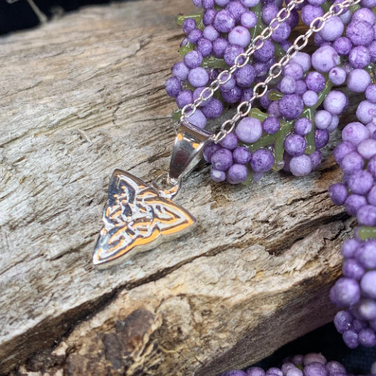 Petite Celtic Knot Necklace — view 2