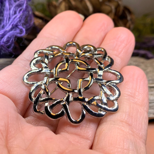 Four Marys Celtic Knot Brooch - Handmade in Scotland — view 4