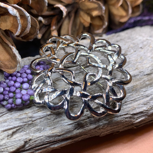 Four Marys Celtic Knot Brooch – Celtic Crystal Design Jewelry