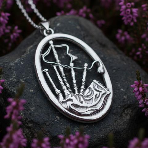 Load image into Gallery viewer, Bagpipes Forever Necklace
