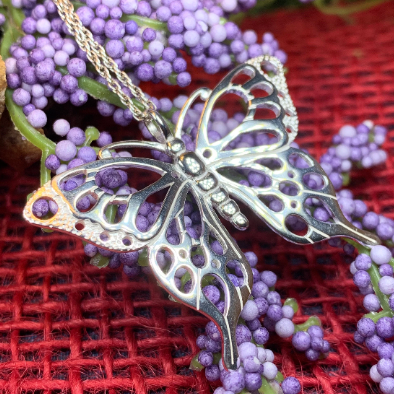 Earrach Butterfly Necklace — view 3