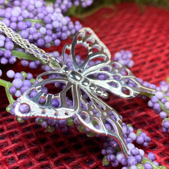 Earrach Butterfly Necklace — view 6